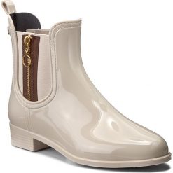 Kalosze GIOSEPPO - 40826 Off White. Brązowe buty zimowe damskie marki Gioseppo, z materiału. W wyprzedaży za 199,00 zł.
