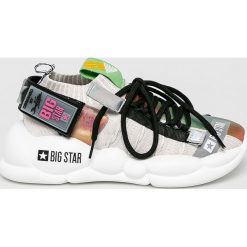 Big Star - Buty by Daniel Lopez. Szare buty sportowe damskie BIG STAR, bez wzorów, ze skóry, sportowe. Za 249,90 zł.