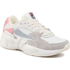 Sneakersy FILA - Mindblower L Cb Wmn 1010761.01Z White/Gray Violet. Białe półbuty damskie Fila, ze skóry. W wyprzedaży za 309,00 zł.