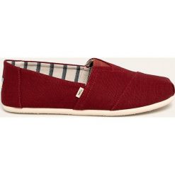 Toms - Espadryle Classic. Brązowe espadryle męskie Toms, bez wzorów, ze skóry. W wyprzedaży za 159,90 zł.
