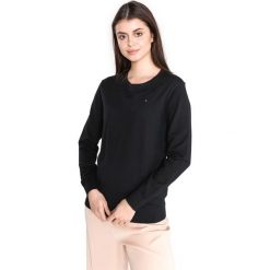 Tommy Hilfiger Taly Sweter Czarny. Czarne bluzy damskie m, z bawełny. Za 498,95 zł.