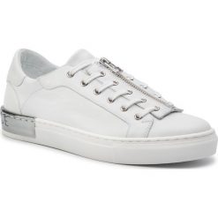Sneakersy EVA MINGE - EM-10-05-000089 102. Białe półbuty damskie Eva Minge, ze skóry. W wyprzedaży za 259,00 zł.