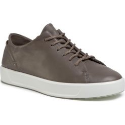 Sneakersy ECCO - Soft 8 M 45084401375 Warm Grey. Szare sneakersy męskie ecco, bez zapięcia. Za 599,00 zł.