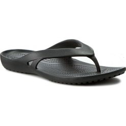 Japonki CROCS - Kadee II Flip W 202492 Black. Czarne klapki damskie Crocs, bez wzorów, z tworzywa sztucznego, bez obcasa. Za 89,00 zł.