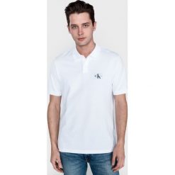 Calvin Klein Polo Koszulka Biały. Białe podkoszulki męskie Calvin Klein, l, bez wzorów, z bawełny, bez rękawów. Za 343,95 zł.