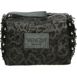 Torebka - ANNA A-18. Szare torebki klasyczne damskie Venezia, ze skóry. Za 379,00 zł.
