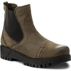 Buty zimowe damskie: Sztyblety POLLONUS – 5-0947-002 Zielony