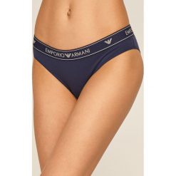 Emporio Armani - Figi (2-pack). Niebieskie majtki damskie Emporio Armani, s, z elastanu. W wyprzedaży za 129,90 zł.