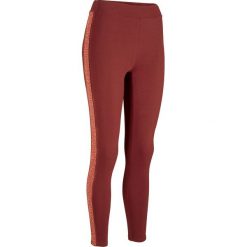 Legginsy sportowe dł. 7/8, Level 1 bonprix czerwony rubinowy. Czerwone spodnie damskie bonprix, z elastanu. Za 49,99 zł.