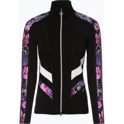 Marc Cain Sports - Damska bluza rozpinana, czarny. Czarne bluzy sportowe damskie marki Marc Cain Sports, w kwiaty. Za 879,95 zł.