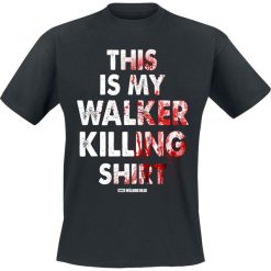 The Walking Dead Walker Killing Shirt T-Shirt czarny. Czarne t-shirty męskie The Walking Dead, l, bez wzorów, bez kołnierzyka. Za 74,90 zł.