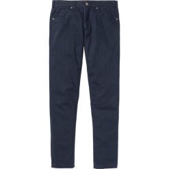 Spodnie Regular Fit Straight bonprix ciemnoniebieski. Niebieskie spodnie męskie bonprix, m, bez wzorów, klasyczne. Za 74,99 zł.