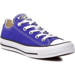 Trampki CONVERSE - Ct Ox 147140C Periwinkle. Fioletowe półbuty damskie sznurowane Converse, bez wzorów, z tworzywa sztucznego. W wyprzedaży za 179,00 zł.