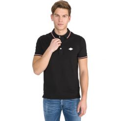 Replay Polo Koszulka Czarny. Czarne podkoszulki męskie Replay, xxl, bez wzorów, z elastanu, polo, bez rękawów. Za 309,95 zł.