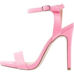 Sandały damskie: New Look SOCCER Sandały na obcasie bright pink
