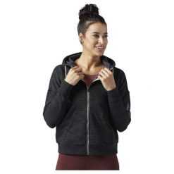 Bluzy damskie: BLUZA REEBOK ELEMENTS MARBLE FULL ZIP BQ5904