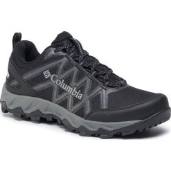 Trekkingi COLUMBIA - Peakfreak X2 Outdry BM0829 Black/Ti Grey Steel 010. Czarne trapery męskie Columbia, ze skóry ekologicznej, bez zapięcia, trekkingowe. W wyprzedaży za 399,00 zł.