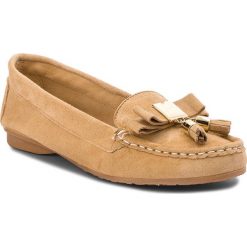 Mokasyny FILIPE - 8722 Cc Taupe. Brązowe mokasyny damskie marki Filipe, ze skóry, na płaskiej podeszwie. W wyprzedaży za 179,00 zł.