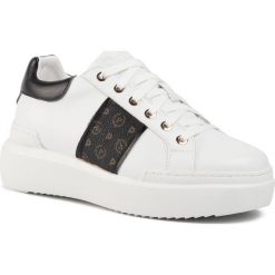 Sneakersy POLLINI - TA15034G07Q1A00A Ne/Bt.Ne/Bia. Białe półbuty damskie Pollini. W wyprzedaży za 549,00 zł.