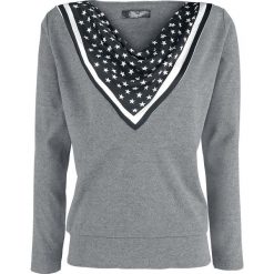Rock Rebel by EMP Rough Constellation Bluza damska szary. Szare bluzy z nadrukiem damskie marki Rock Rebel by EMP, xxl, długie. Za 62,90 zł.