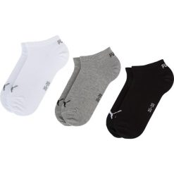 Zestaw 3 par niskich skarpet unisex PUMA - 261080001 Grey/White/Black 882. Szare skarpetki damskie Puma, bez wzorów, z elastanu. Za 39,99 zł.