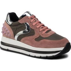 Sneakersy VOILE BLANCHE - Maran Studs 0012014312.03.1M41 Rosa/Militare/Bianco. Szare półbuty damskie Voile Blanche, z zamszu. W wyprzedaży za 699,00 zł.
