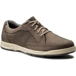 Półbuty CLARKS - Stafford Park5 261259537 Grey Nubuck. Szare półbuty skórzane męskie Clarks. W wyprzedaży za 229,00 zł.