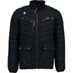 Kurtka zimowa "Arie" w kolorze granatowym. Niebieskie płaszcze zimowe męskie Geographical Norway Men, s, bez wzorów, z materiału, bez kaptura. W wyprzedaży za 224,95 zł.