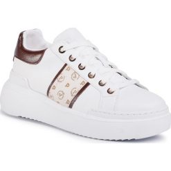 Sneakersy POLLINI - TA15034G07Q1A10D Av/Bt.Ma/Bia. Białe półbuty damskie Pollini, ze skóry ekologicznej. W wyprzedaży za 549,00 zł.