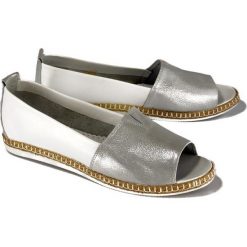 ARTIKER RELAKS 46C1413 silver, sandały damskie. Szare sandały damskie Artiker Relaks, bez wzorów, ze skóry, bez obcasa, bez zapięcia. Za 169,90 zł.
