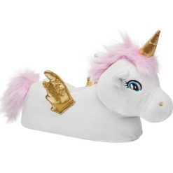 Kapcie dziecięce Cupcake Couture białe. Białe kapcie dziewczęce Cupcake Couture, z materiału. Za 39,90 zł.