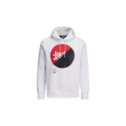 Bluzy Jack Jones 12143100 LOGAN. Szare bluzy męskie Jack & Jones, s, bez wzorów, bez kołnierzyka, bez rękawów, bez kaptura. Za 122,92 zł.