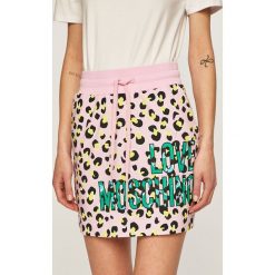 Love Moschino - Spódnica. Spódniczki damskie Love Moschino, na co dzień, bez wzorów, z elastanu, casualowe, mini, proste. W wyprzedaży za 579,90 zł.