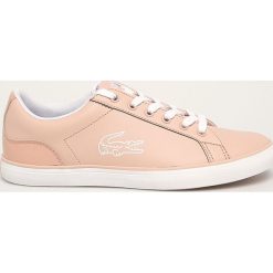 Lacoste - Buty Lerond. Różowe buty sportowe damskie Lacoste, z gumy. Za 299,90 zł.