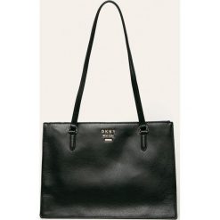 Dkny - Torebka skórzana. Czarne torby damskie na zakupy DKNY, ze skóry, duże. Za 1299,00 zł.
