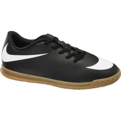 Buty dziecięce do piłki nożnej Nike Bravata Ic NIKE czarno-białe. Białe buciki niemowlęce Nike, z materiału. Za 159,90 zł.