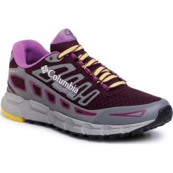 Buty COLUMBIA - Bajada III Winter BL5313 Black/Cherry/Ginkgo 639. Fioletowe buty sportowe damskie Columbia, bez wzorów, z tworzywa sztucznego, sportowe, do biegania. W wyprzedaży za 349,00 zł.