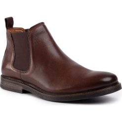 Sztyblety GINO ROSSI - MB-YURI-04 Brown. Pomarańczowe sztyblety męskie Gino Rossi, ze skóry, bez zapięcia. Za 299,99 zł.