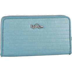 Portfel "Nimmi" w kolorze turkusowym - 18 x 10 x 2 cm. Niebieskie portfele damskie marki Kipling, z materiału. W wyprzedaży za 90,95 zł.