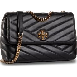 Torebka TORY BURCH - Kira Chevron Small 64963 Black 001. Czarne torebki klasyczne damskie Tory Burch, bez wzorów, ze skóry, klasyczne, bez dodatków. Za 2049,00 zł.