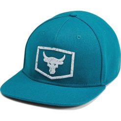 Under Armour Project Rock Strength Czapka z daszkiem Niebieski. Niebieskie czapki męskie Under Armour, z haftami, z poliesteru, rockowe. Za 171,95 zł.