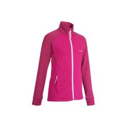 Kurtka wewnętrzna MID WARM 500. Różowe kurtki damskie WED'ZE, z wełny. Za 79,99 zł.