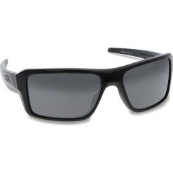 Okulary przeciwsłoneczne OAKLEY - Double Edge OO9380-1566 Polished Black/Prizm Black Iridium. Czarne okulary przeciwsłoneczne męskie wayfarery Oakley, z tworzywa sztucznego. W wyprzedaży za 509,00 zł.