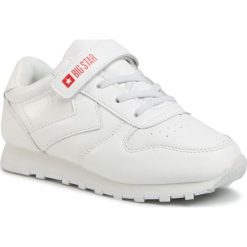 Sneakersy BIG STAR - GG374057 White. Białe półbuty dziewczęce BIG STAR, na rzepy. Za 109,00 zł.