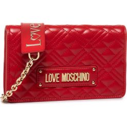 Torebka LOVE MOSCHINO - JC4010PP1ALA0500 Rosso. Czerwone torebki klasyczne damskie Love Moschino, bez wzorów, ze skóry ekologicznej, biznesowe, na ramię, bez dodatków. W wyprzedaży za 419,00 zł.