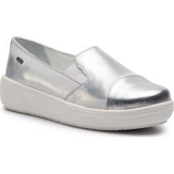 Tenisówki LASOCKI YOUNG - CI12-DELEKTA-41 White/Silver. Szare trampki dziewczęce ze skóry. W wyprzedaży za 79,99 zł.