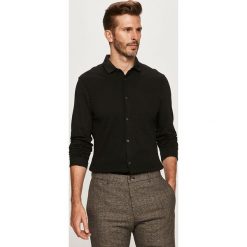 Armani Exchange - Koszula. Czarne koszule męskie Armani Exchange, s, bez wzorów, z bawełny, klasyczne, z klasycznym kołnierzykiem, z długim rękawem. Za 439,90 zł.