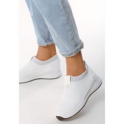 Białe Buty Sportowe Girl Power!. Białe buty sportowe damskie Born2be, bez wzorów, sportowe. Za 49,99 zł.