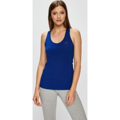 Adidas Performance - Top. Szare topy sportowe damskie marki adidas Performance, s. W wyprzedaży za 99,90 zł.