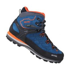 Buty trekkingowe męskie: MEINDL Buty Litepeak GTX r. 45 niebiesko-czarno-pomarańczowe (3928)